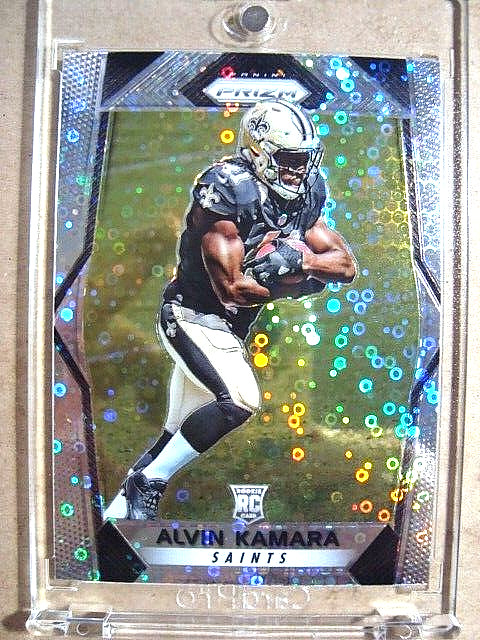 2017 Alvin Kamara Panini Prizm Rookie No Huddle Silver Disco Prizm RC MINT 🔥🔥