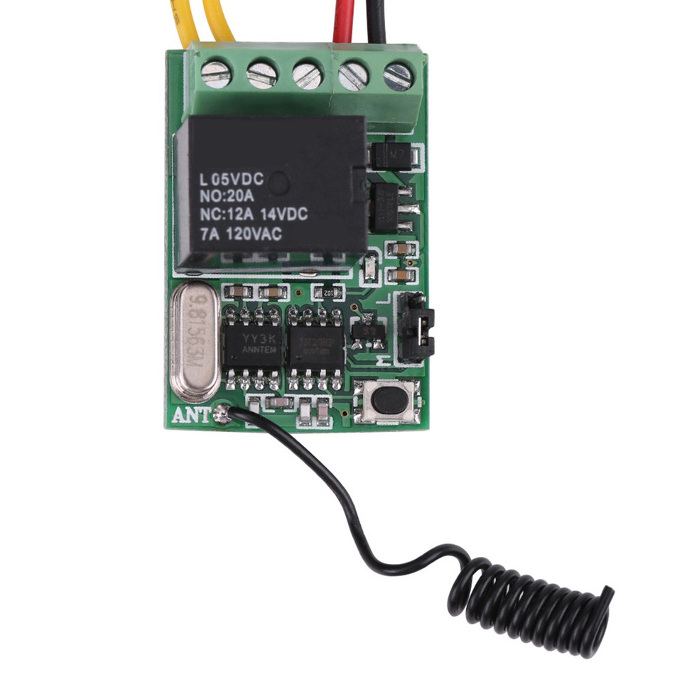 Micro Relay Remote Switch 4V 5V 6V 7.4V 9V 12V Switching Wireless ON ...