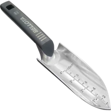 Bellota Narrow Aluminum Hand Trowel w/ Ergonomic Short Handle Gardening Tool