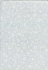 Cotton Snowflakes Snow Winter Christmas Seasonal Fabric Print by Yard D506.65