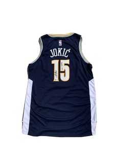 Nikola Jokic Signed Denver Nuggets (Away Blue) Jersey ...