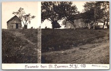 st. lawrence new york 1918 real photo by casey RPPC unposted