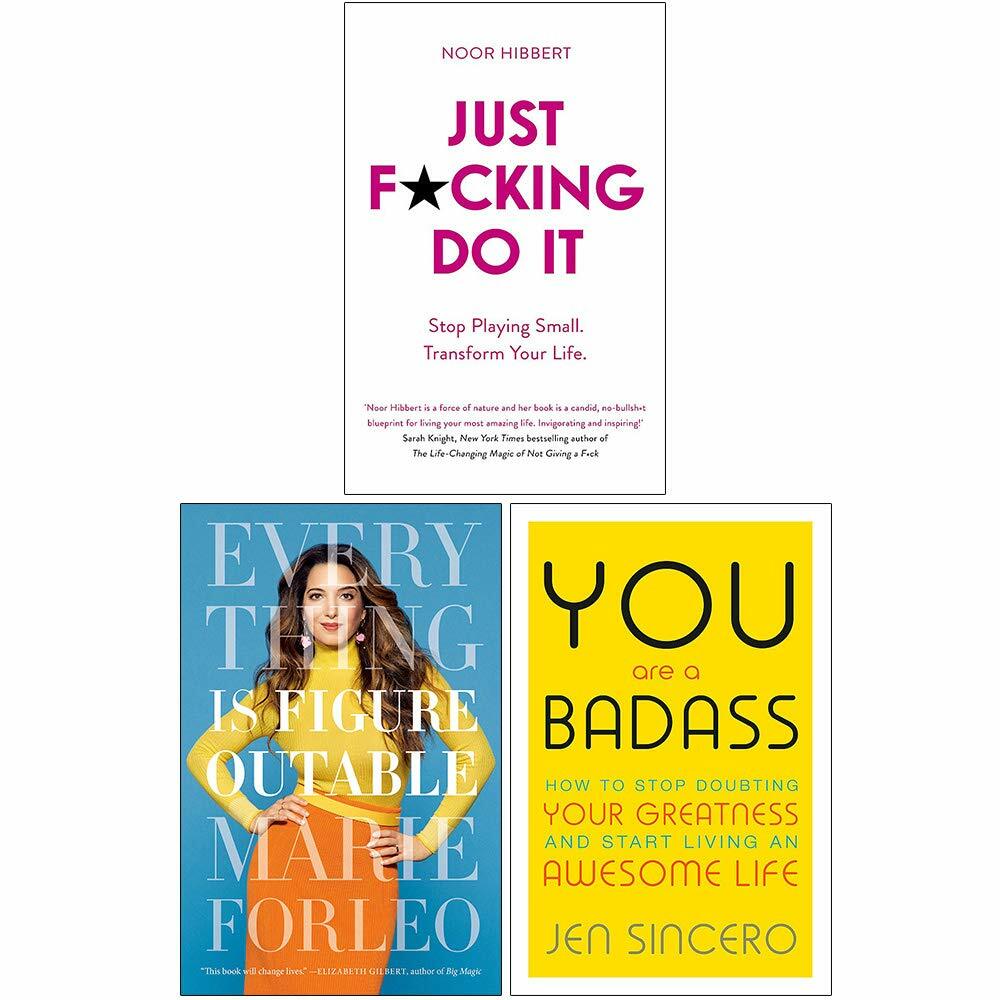 Just F*cking Do it, Everything is, You Are a Badass 3 Books Collection Set NEW