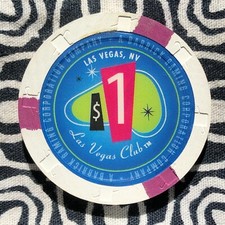 Las Vegas Club 1 Las Vegas, Nevada Poker Gaming Casino Chip A9