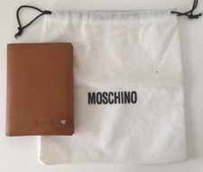 Moschino By Redwall Leather Wallet White Heart Slightly Used