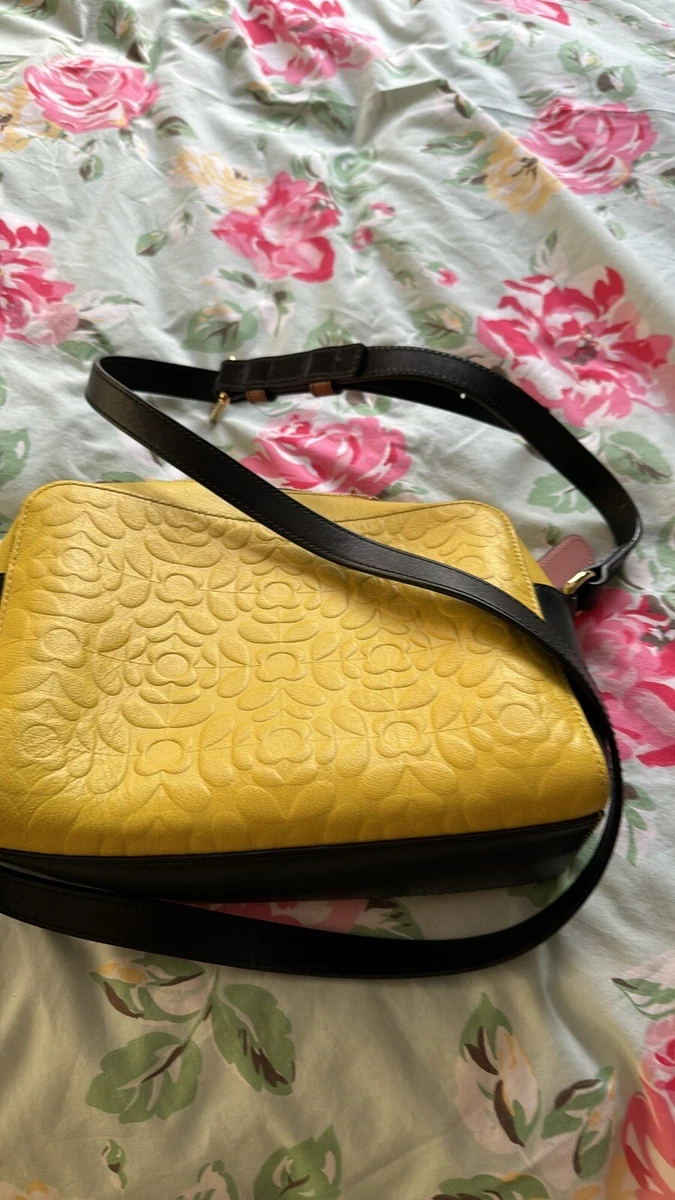 Orla Kiely Abbie Bag Yellow VGC eBay