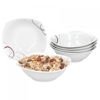 6Er Set MüSlischale Palazzo 14,2Cm Weiß Salatschale MüSli SchüSsel Porzellan Neu