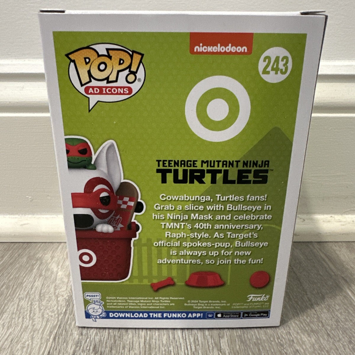 Funko Pop – Bullseye Mascotte Target En Ninja – TMNT Raphael – Vinyle – Exclusivité – Figurine Collector