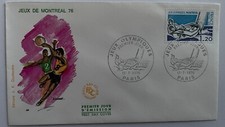 Timbres France FDC 1976 JO Montréal 17 juillet 1976 Y et T 1889