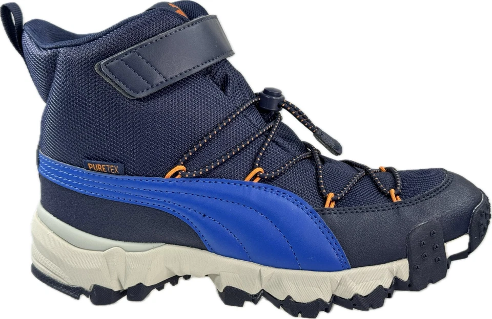 PUMA Maka Puretex V JR Blue Outdoor Winter Boots BOY'S SZ 5.5Y, 6Y, 19291101 - Image 2 of 4