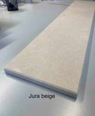 Jura Beige Creme Kunststein Fensterbank Fensterbänke Poliert Nach Maß