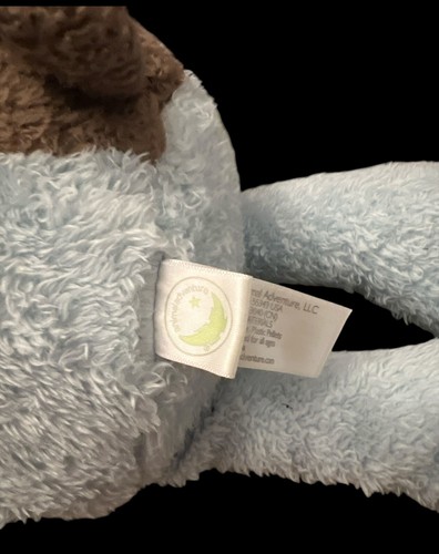 Animal Adventure Plush Dog Puppy Blue Brown Spot Sweet Sprouts 2017 Lovey 18" - Picture 3 of 3