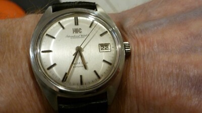 1960s MENS SS IWC INTERNATIONAL WATCH CO YACHT CLUB AUTO 8541 EXCELLENT RUNNING 