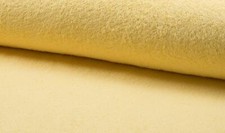 Double Sided Cotton TERRY TOWELLING Fabric Material - VANILLA
