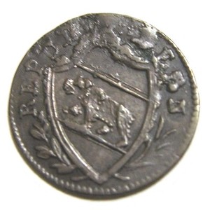 elf Switzerland Canton Bern 1 Rappen 1836  post-Concordat Coinage  Bear