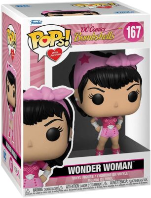 Bombshell Wonder Woman Breast Cancer Awareness Pop With Purpose #167 Figure