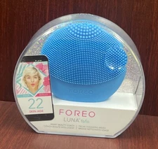 FOREO Luna Fofo Facial Cleansing Brush Aquamarine Blue Factory Sealed - NIP