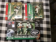 LOT OF 3 MCFARLANE JETS SANCHEZ SHONN GREENE 2 PACK + CHAD PENNINGTON SERIES 7
