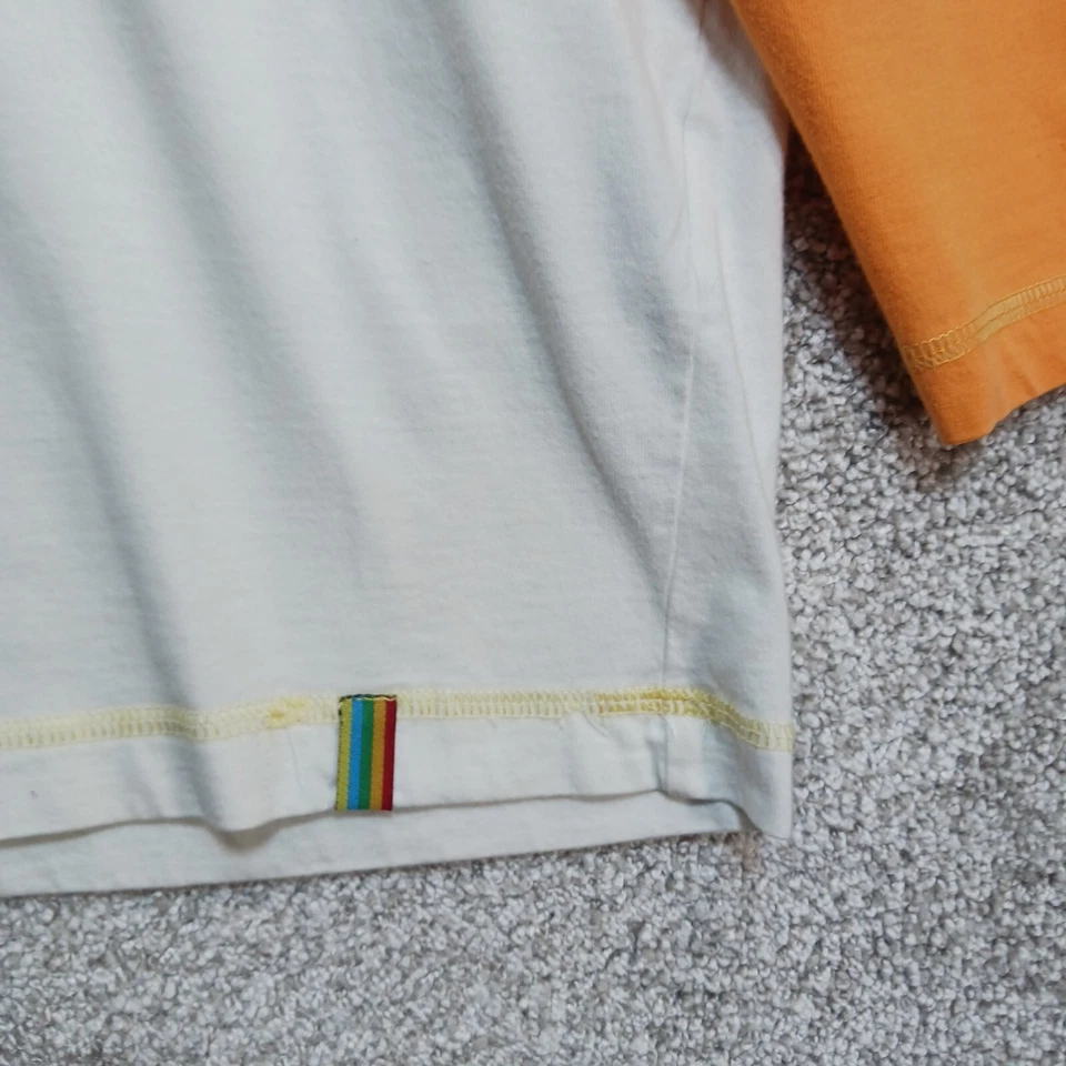 Camisa Coogi Niños Jóvenes XXL Multicolor Manga 3/4 Tejida Cuello Redondo Pájaro Bordado Foto 4 de 4