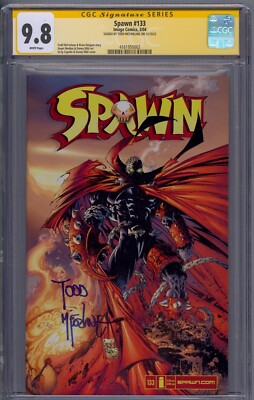 SPAWN #133 2004 IMAGE COMICS CGC 9.8 SS SIGNED TODD MCFARLANE 5002