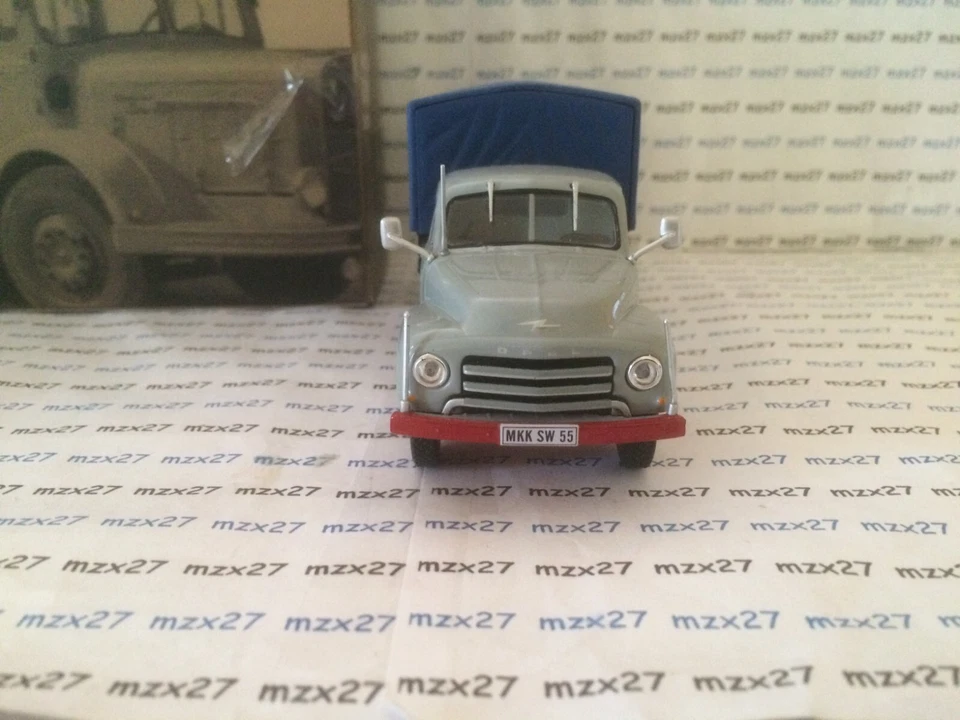 Camion Antico N.81 Opel Blitz II Telonato 1952 1/43 ixo altaya Nuovo A Scatola - Immagine 4 di 4