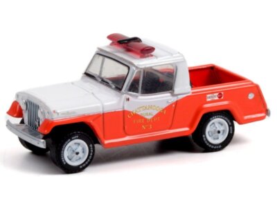 JEEP Jeepster Commando - Chattanooga - 1967 - Firetruck - Greenlight 1:64
