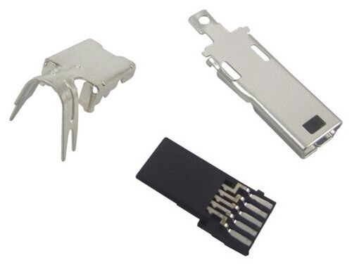 MINI USB, 2.0 TYPE B, PLUG, CABLE, USB Connectors & Adapters, Qty.10 - 第 1/2 張圖片