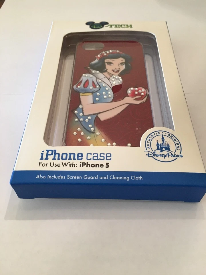 NUEVO PAQUETE ORIGINAL DISNEYPARKS FUNDA RÍGIDA BLANCA COMO LA NIEVE SOLO iPHONE 5 Foto 3 de 4