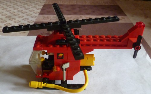 Lego Legoland Helicopter Pompier #6685 - Photo 8/9