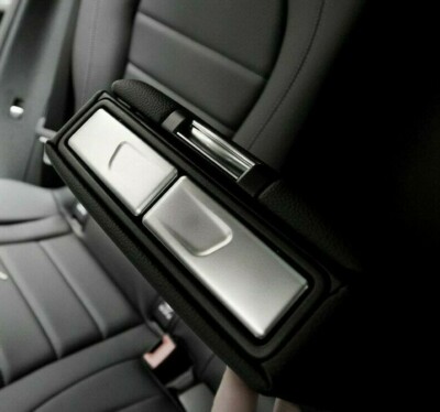 Passend zu Mercedes C Class AMG W205 GLC X253 Becherhalter Blenden aus Edelstahl
