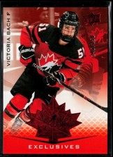 2021-22 Upper Deck Team Canada Juniors Exclusives #52 Victoria Bach 246/250