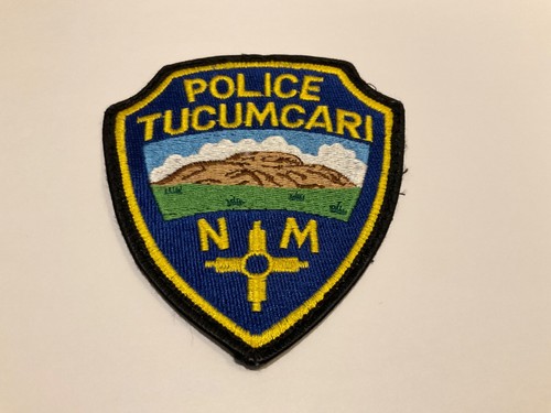 Old style Tucumcari Police State New Mexico NM Route 66 Colorful