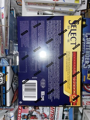 Panini Select 2020-21 NBA Basketball Mega Box (32 Cards, Blue