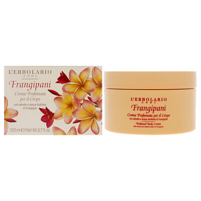 Perfumed Body Cream - Frangipani by LErbolario for Unisex - 6.7 oz Body Cream