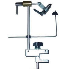 NEW PEAK TRUE ROTARY FLY TYING VISE PRV-CI WITH C-CLAMP BASE USA MADE FREE SHIP