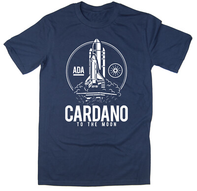 Cardano To The Moon T-Shirt - ADA Kryptowährung Lustig Ironisch T-Shirt Krypto