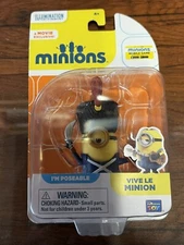 Despicable Me Minions Vive Le Minion Poseable Movie 2" Action Figure