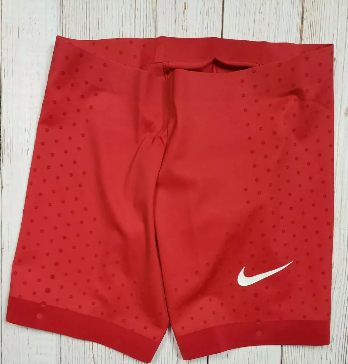 Nike Pro Elite Women Racing Half tights Small Red Track and Field Rare