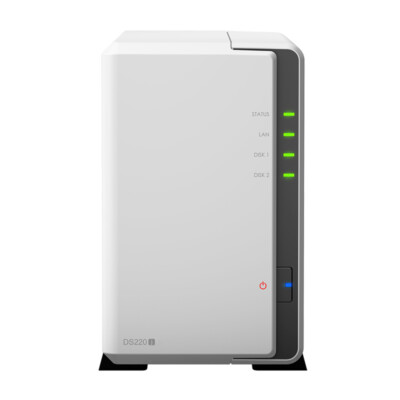 DiskStation Synology DS220j DDR4 512Mb  4-Core 1,4 GHz 2x BAY NAS