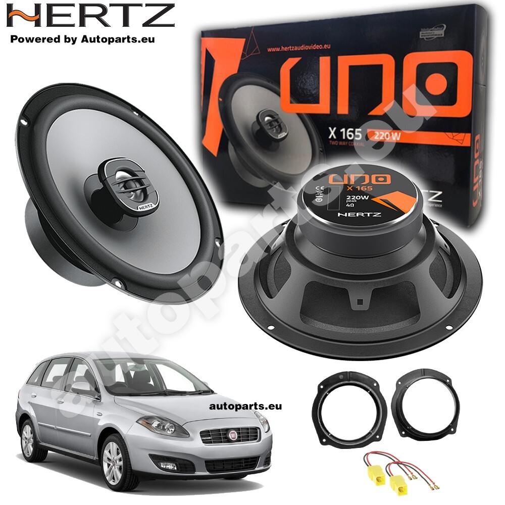Kit 2 Casse Altoparlanti Hertz X165 Anteriori o Posteriori Fiat Croma dal 2005