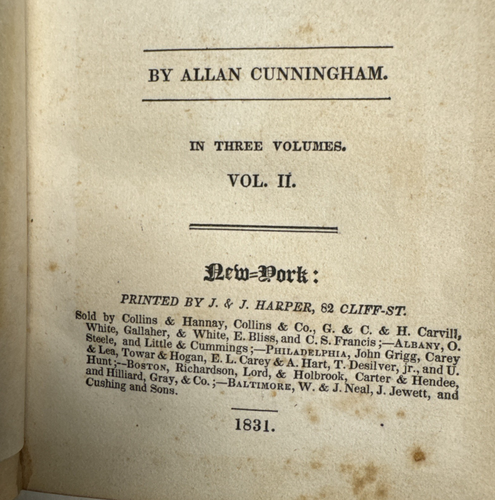 M4 1831 Allan Cunningham: Most Eminent British Painters & Sculptors Vol 2 Book - Imagen 9 de 13