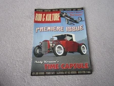 Rod & Kulture custom car magazine ,issue #1 ,2005 ,American hot rodders