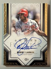 Barry Larkin Auto 2023 Topps Five Star On Card SP HOF Cincinnati Reds #FSA-BL