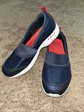 Easy Spirit Twist 2 SETWIST2 Womens Blue Mesh Slip On Loafer Flats Shoes  9WW