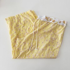 VICTORIA'S SECRET ANGELS Vintage Y2K 100 Cotton Pajama Pant : Yellow, L Large