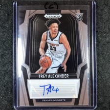 2024-25 Prizm Black TREY ALEXANDER Rookie Signatures Auto Base #ALX (C)