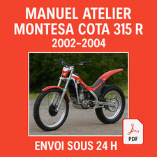 Manuel Atelier Montesa Cota 315 R 2002-2004 Revue Technique Moto RMT CD PDF