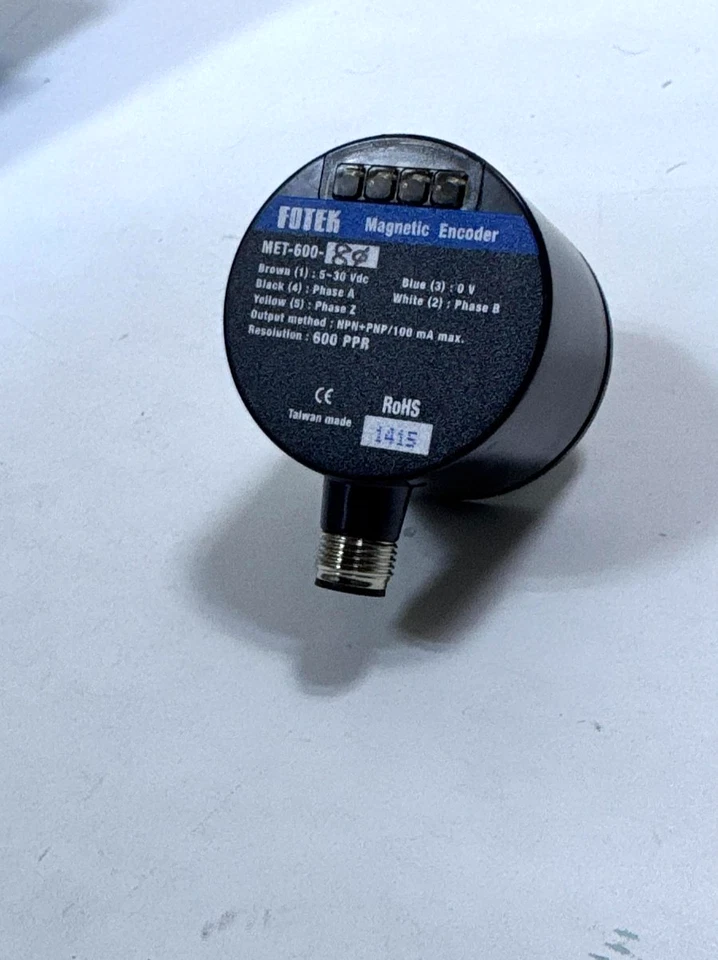 Fotek | MET-600-8-M12 | Magnetic Encoder – 600 PPR Resolution, - Image 3 of 4