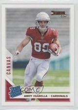 2019 Panini Donruss Rated Rookie Canvas Andy Isabella #326 03od