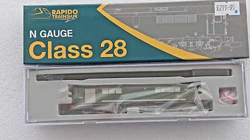 Rapido Trains 905503 Class 28 Lok BR grün/gelb Nr.D5713 SOUND BESTÜCKT Spur N | Condition: New